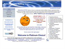 Tablet Screenshot of pcmedstaff.com